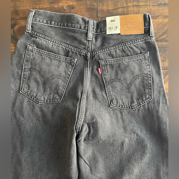 NWT Levi's Women's Ribcage Wide Leg Jeans - Black 29x32 - Picture 6 of 7